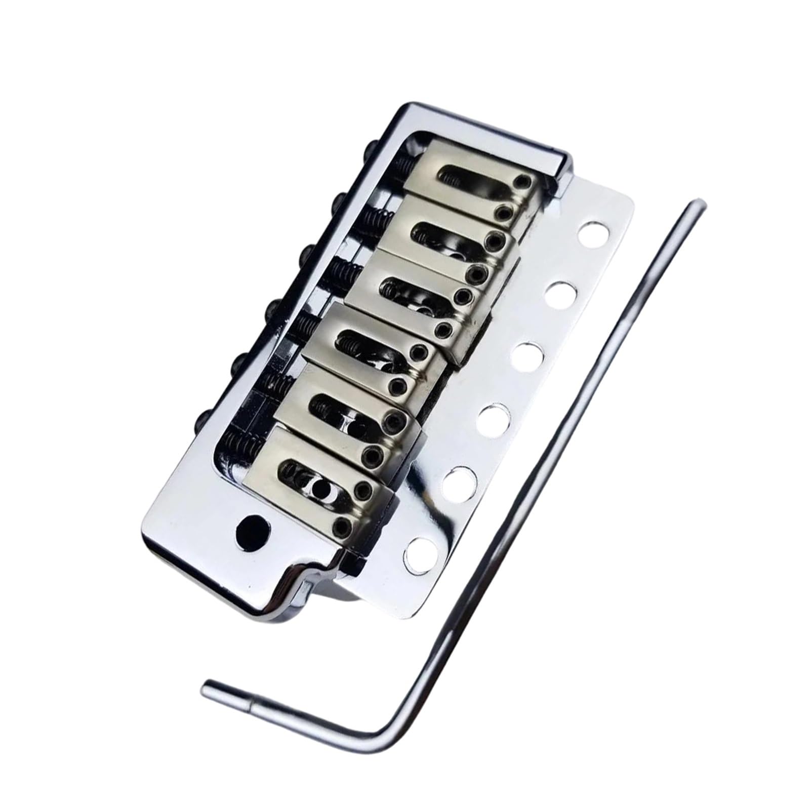 Guitarra Eléctrica Fija Puente Trémolo De 6 Tornillos Accesorios Para Instrumentos De Plata Cromada | Puente de guitarra