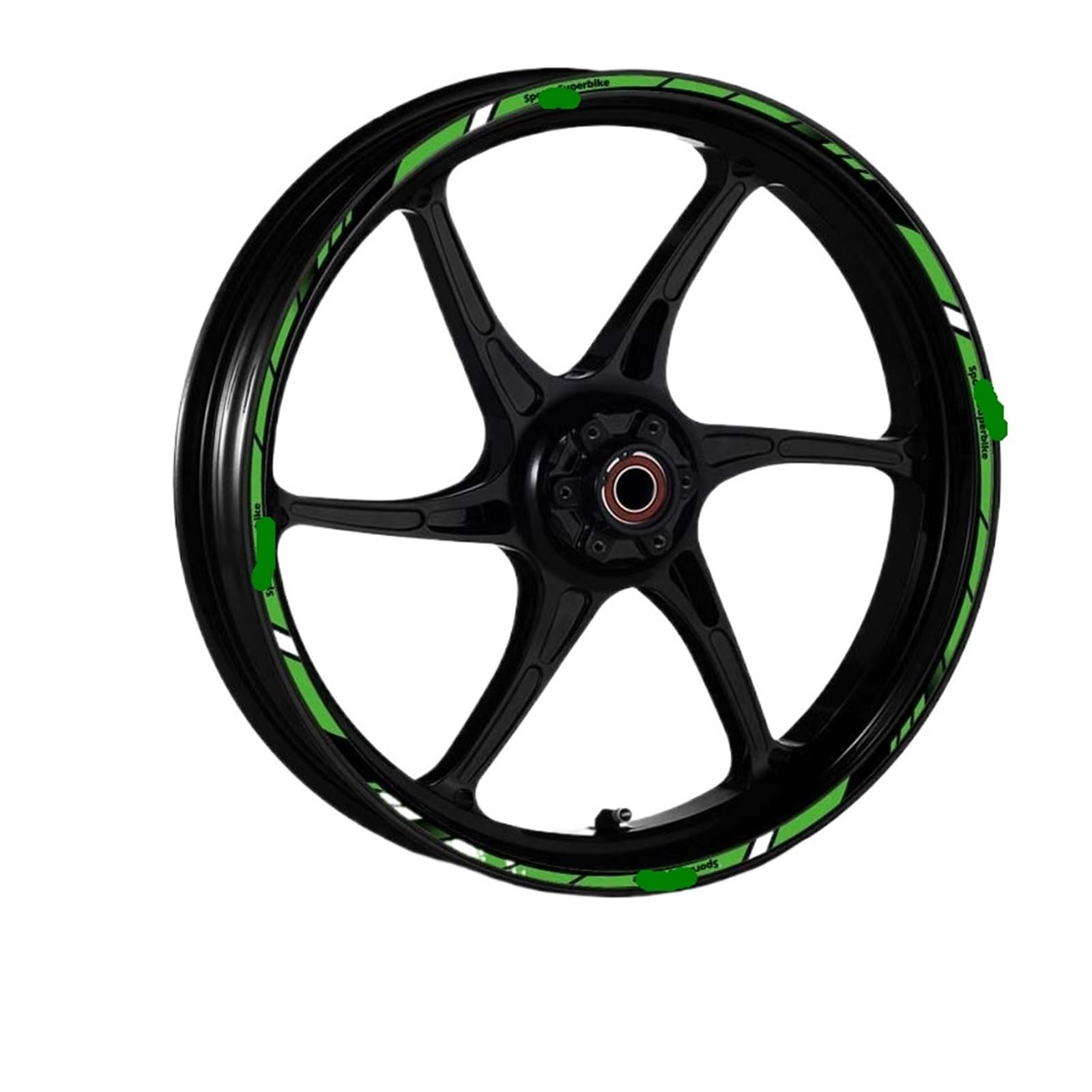 Hub Decals Rim for Z750 Z800 Z650 H2r Z900 Z1000 for N&INJA 300 W800 Z400 for Zx6r Motorcycle Wheel Sticker Rim Decal Tape Accessori Stripe Tape(17 Inch)