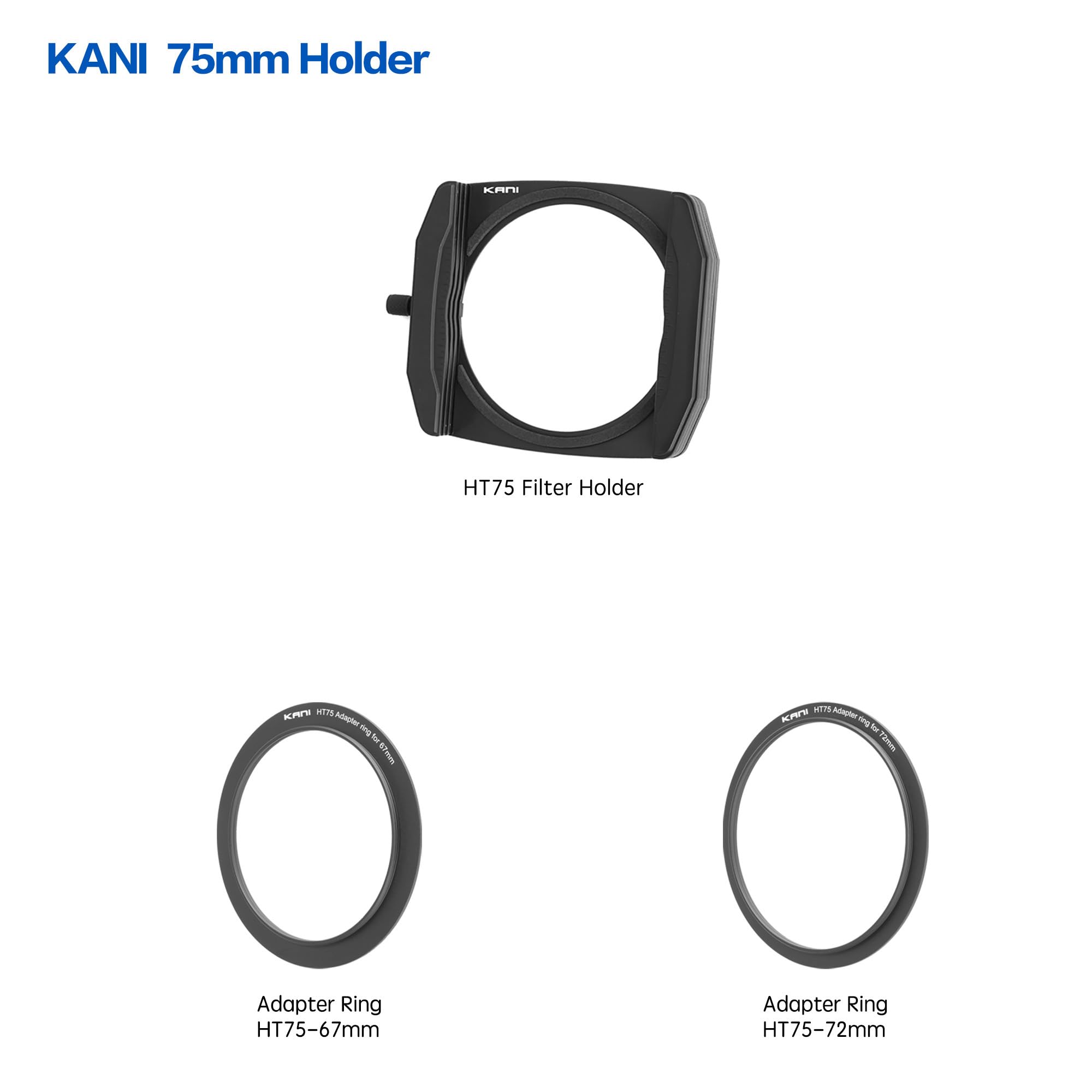 Amazon | KANI 75mm幅 角型フィルター HT75 フィルターホルダーセット Amazon | KANI 75mm幅 角型フィルター HT75 フィルターホルダーセット