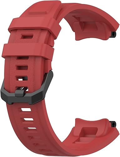 Miniatura 7 de BabyValley Paquete de 4 correas de reloj compatibles con Amazfit T-Rex 2, correas de repuesto ajustables de silicona suave para reloj inteligente