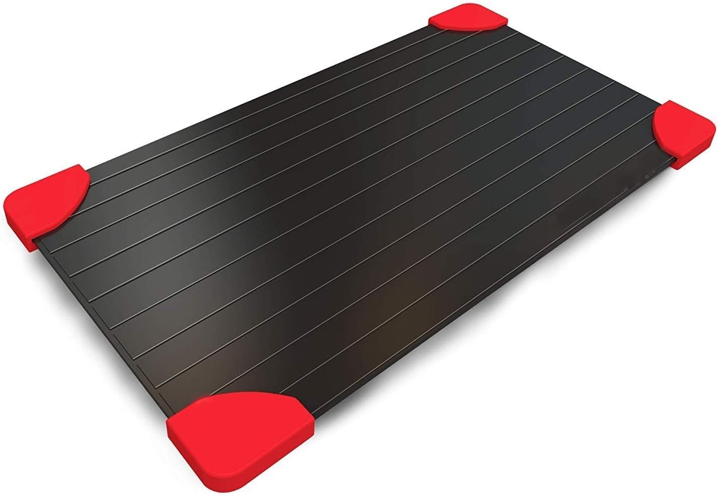 Defrosting Tray Largest Size Fast Way for Thawing Meat Chicken Fish Frozen Food 14inch Black