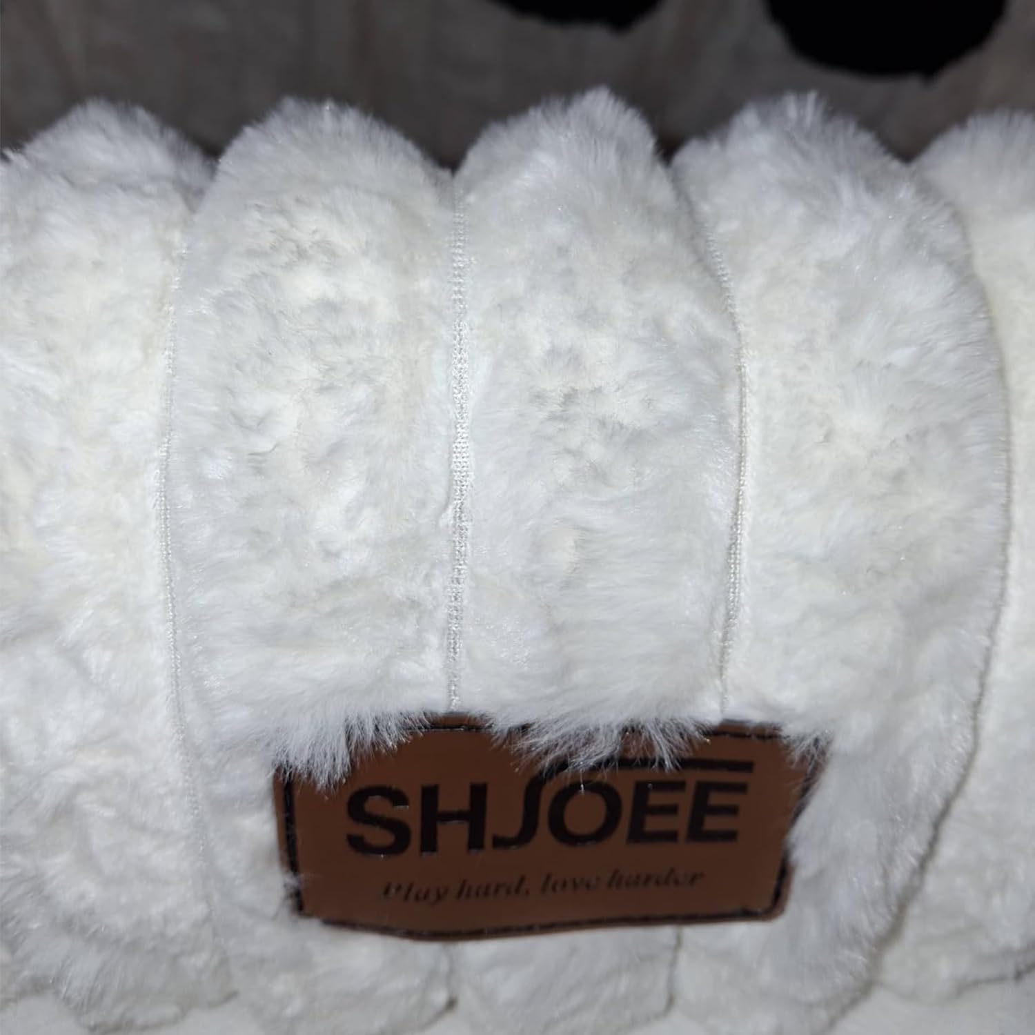 Cuccia Cane Interno Letto Morbida per Cani Lettino Gatto Lettino per Animali Domestici Cuccia per Gatti Fluffy Peluche Letto per Cani Lavabili Antiscivolo (Beige, 60cm)