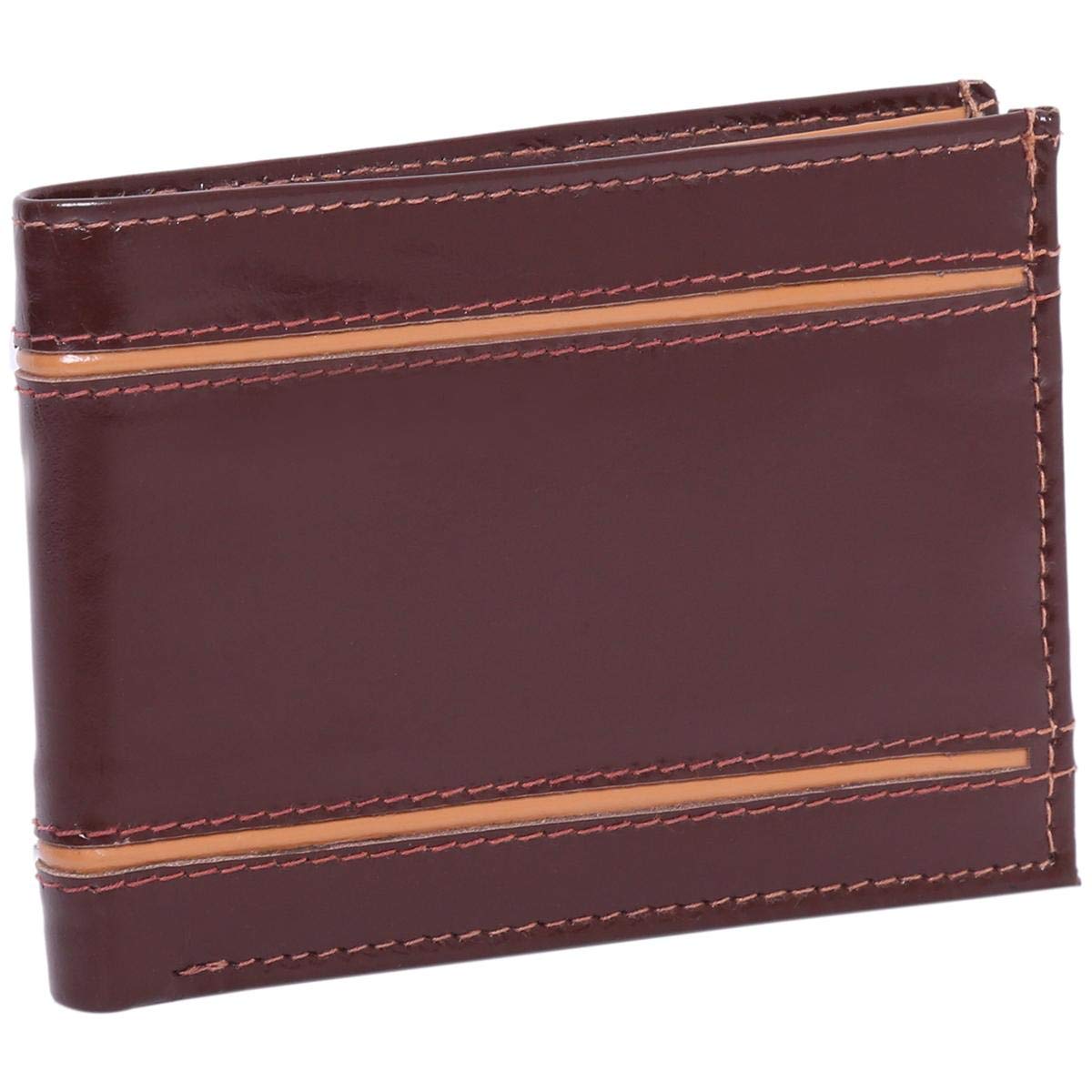 LaveriWaterproof Wallet for Men - Leather, Brown and Tan