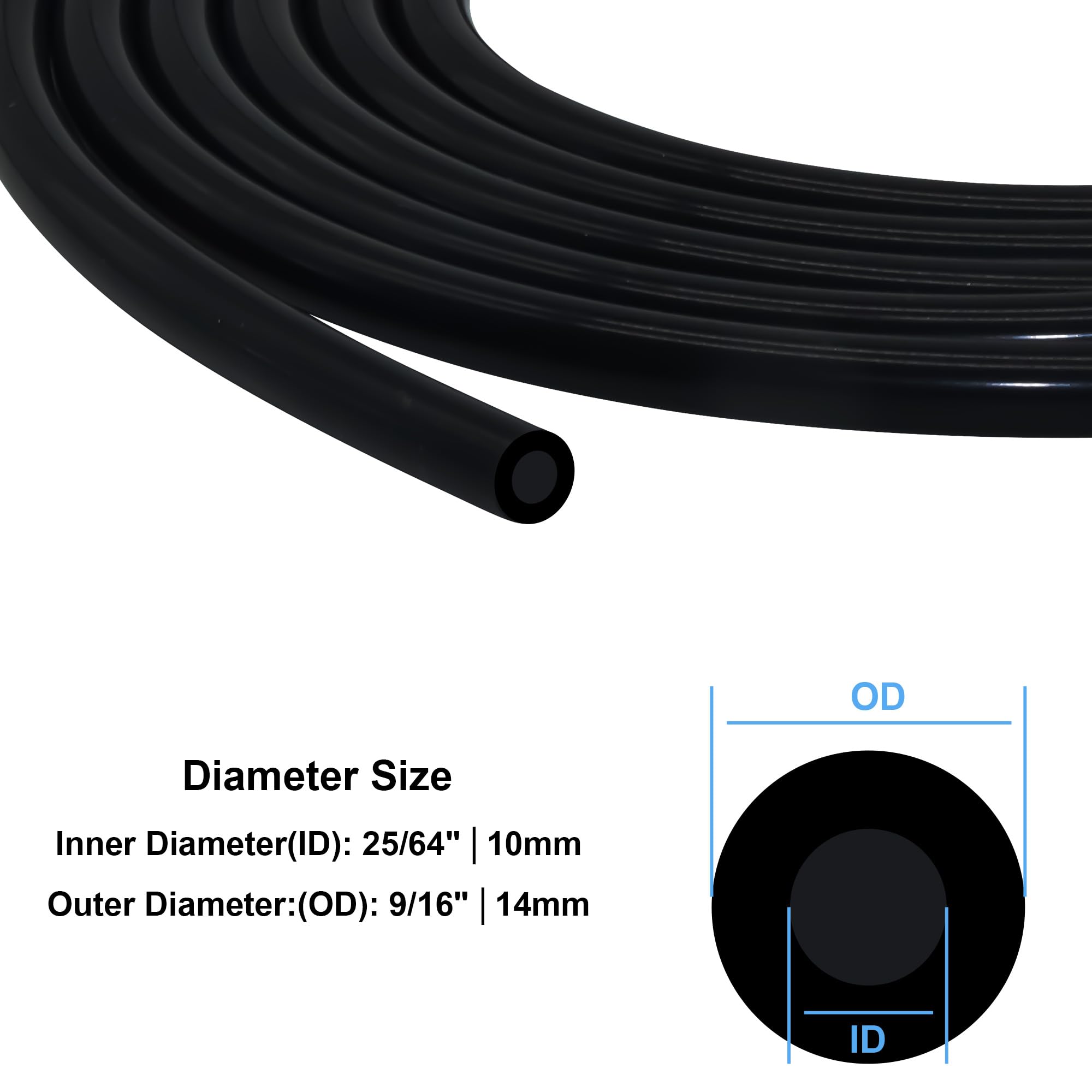 Tubo In Silicone 8x12 Mm - 1,5 Metri - Resistente Alle Alte Temperature - Per Pompe E Trasferimenti - Foto 8