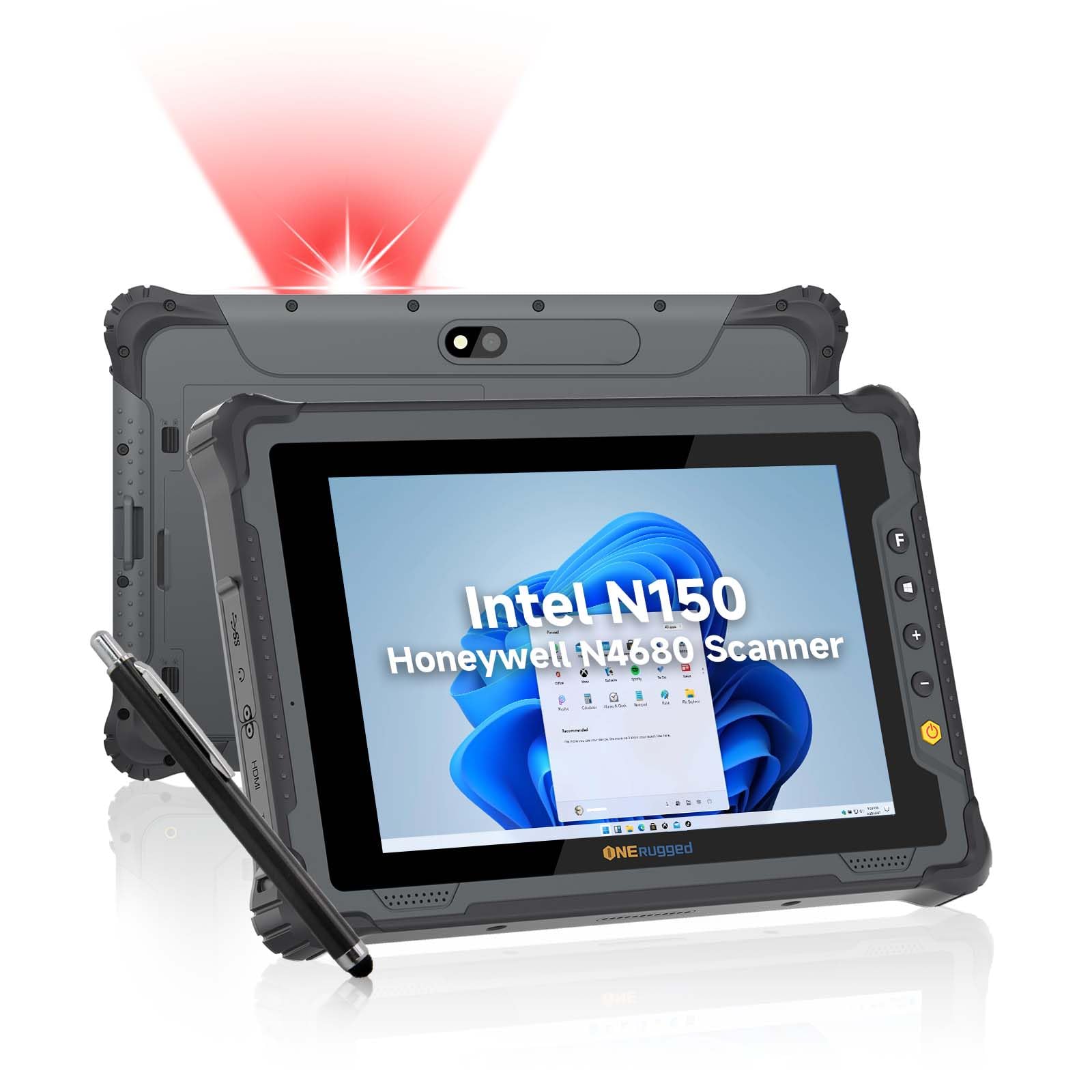 tablet rugged 8 inch windows 11 pro barcode scanner 128gb存储工业级扫描仪