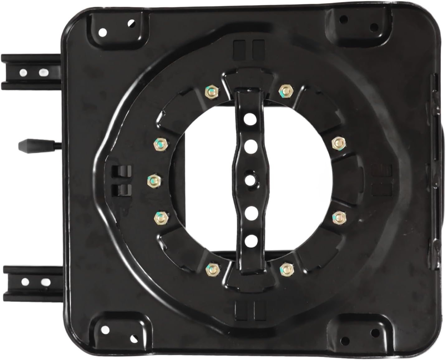High Load Bearing,Seat Swivel Base Adjustable Rotating Seat Base with Sliding Track for RV Commercial Vehicle Engineering Vehicles