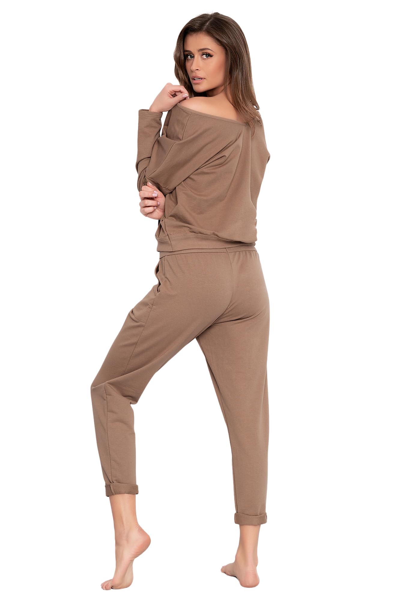 Italian Fashion Chandal Mujer Completo | Conjunto Deportivo Mujer para Otoño Invierno Primavera y Verano | Conjunto de 2 Piezas con Pantalones | Chándales para Ella S-XXL
