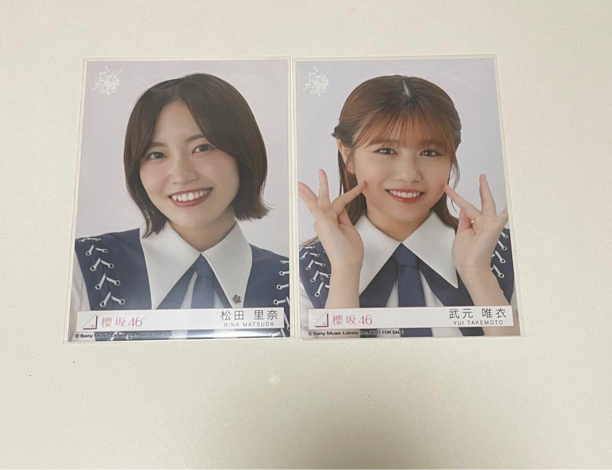 櫻坂46 武元唯衣 東京ドーム プレミアム生写真　撮り下ろし　限定 Amazon.co.jp: 櫻坂46 松田里奈 武元唯衣 東京ドーム特典 : おもちゃ