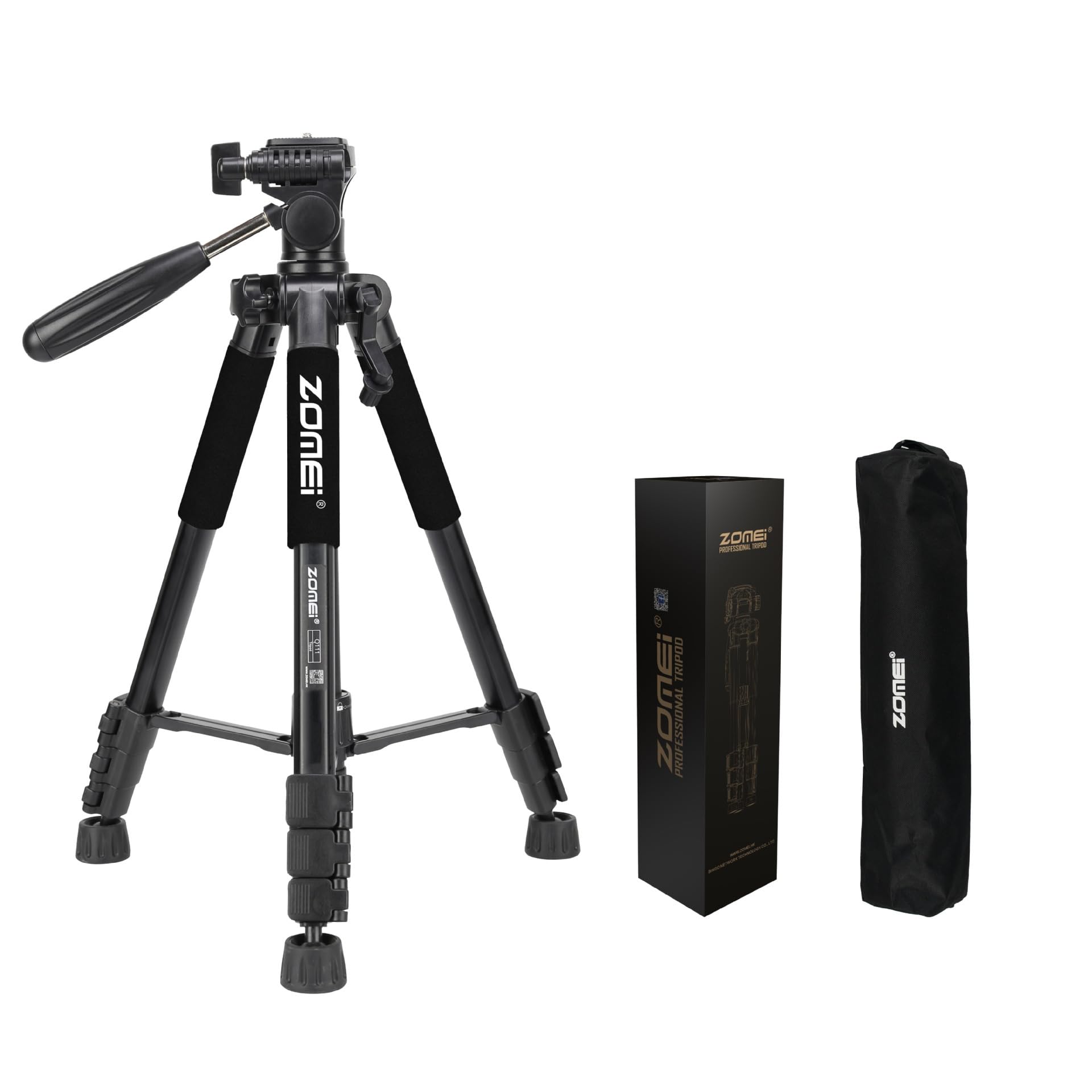 Treppiede per Telefono Supporto for telefono cellulare con treppiede for fotografia DSLR portatile per L'uso Quotidiano(Schwarz)