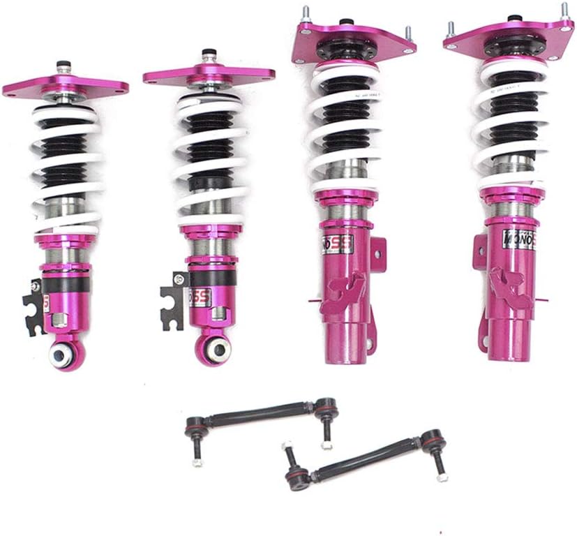 Godspeed MSS0820-A compatible with MINI Cooper S (R50/R53) 2003-06 MonoSS Coilovers Suspension Lowering Kit