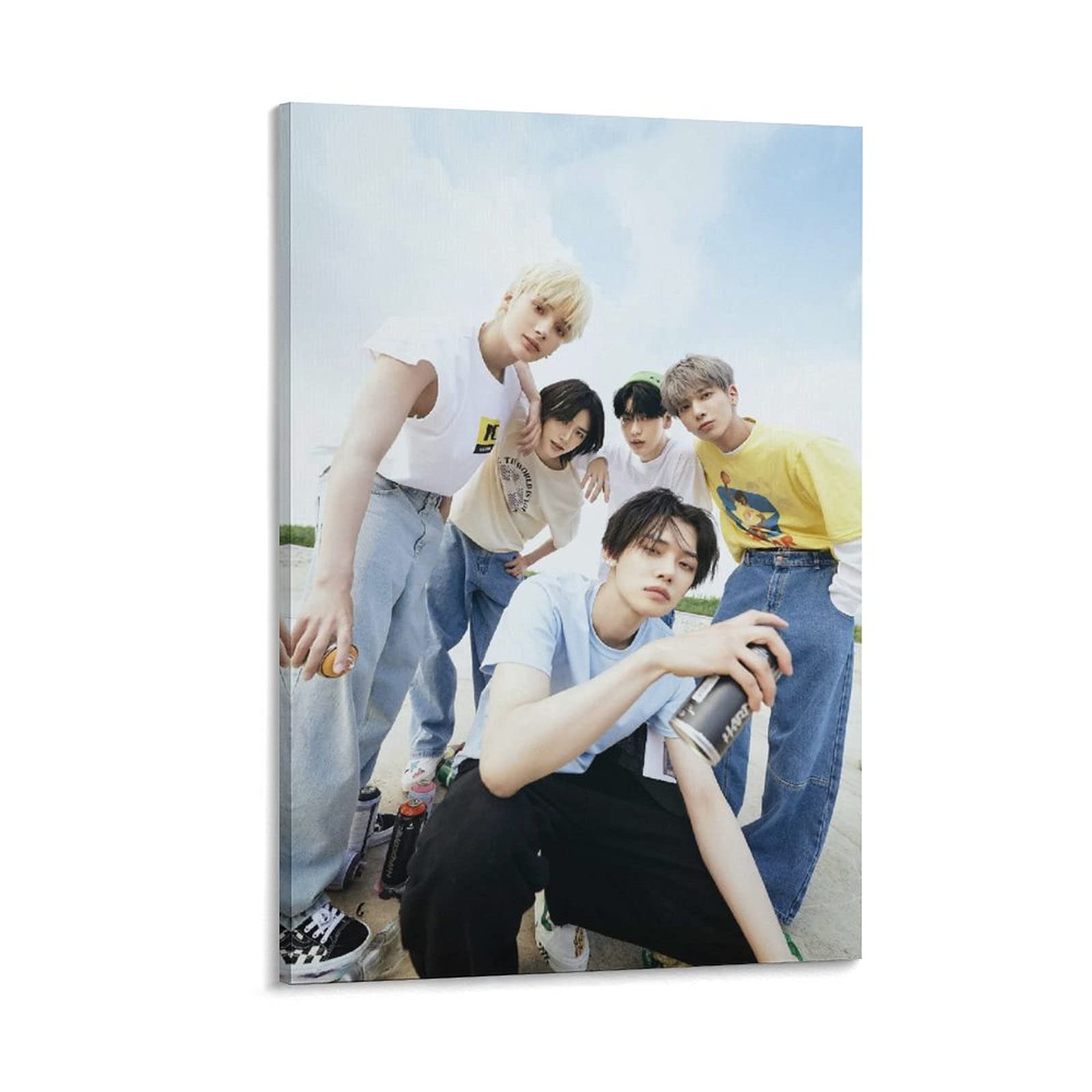 TXT メンバー全員 直筆サイン入りポスター TXT 全員 直筆サイン ミーグリ - メルカリ