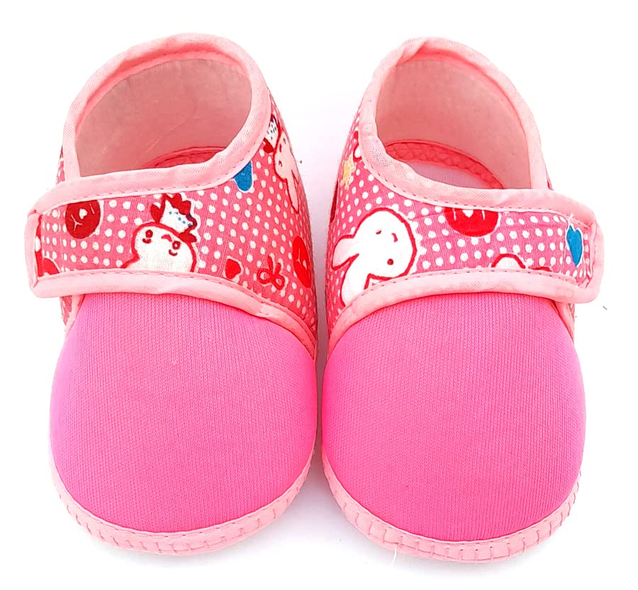 Kids Choice Baby Shoes for Boys and Girls Canvas with Anti-Slip Sole (3-12 Months) (Pink) (B0B8TCJJ3R) Amazon Price History, Amazon Price Tracker