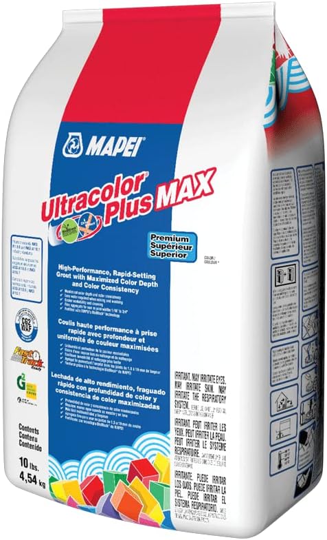MAPEI Ultracolor Plus FA Powder Grout - 10LB/Bag - (10 Black) - Amazon.com