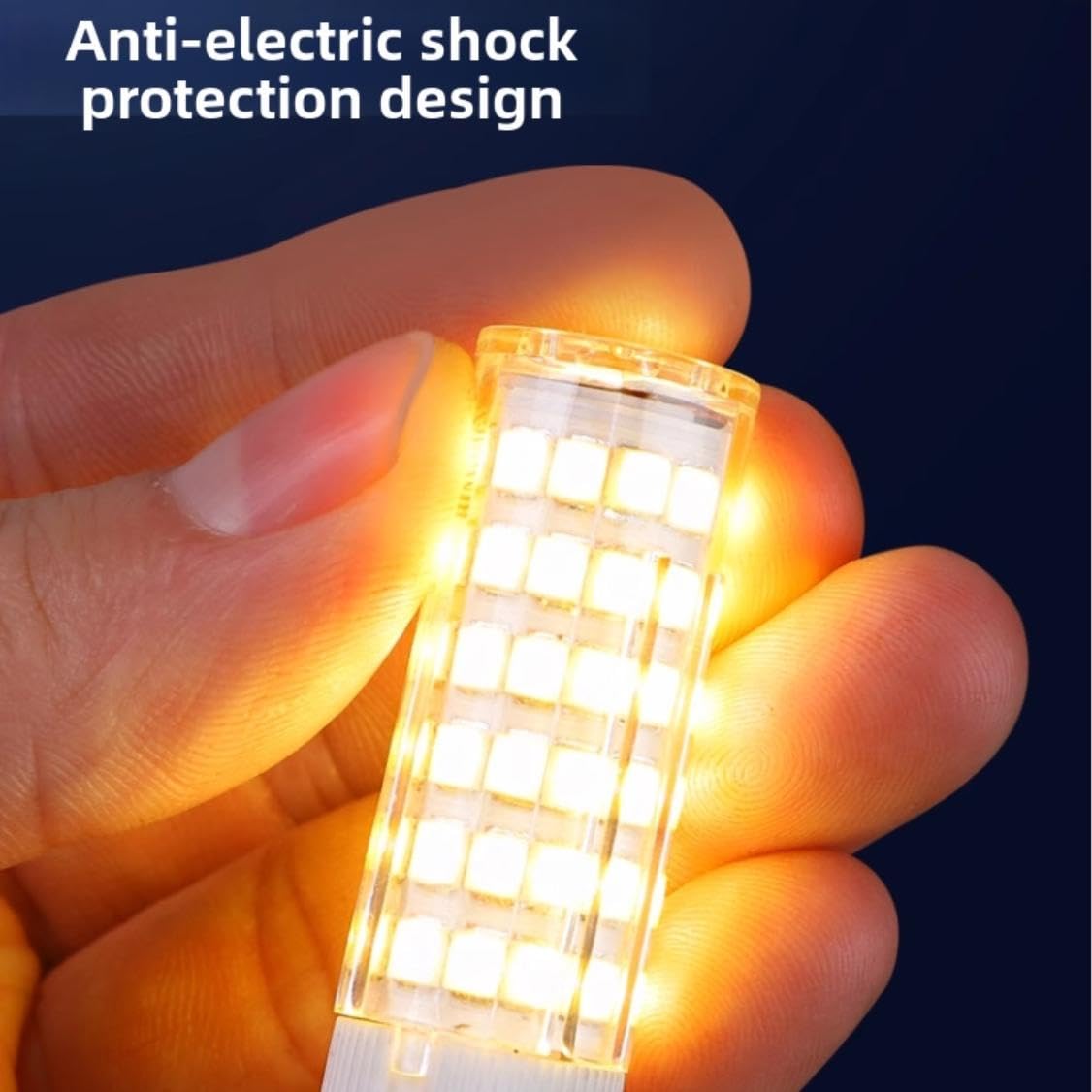 Bombilla LED G4 AC 230v, no regulable, 2700k blanca cálida, base cerámica mini luz bi-pines (230v 7w-5pcs/blanca cálida 2700K)