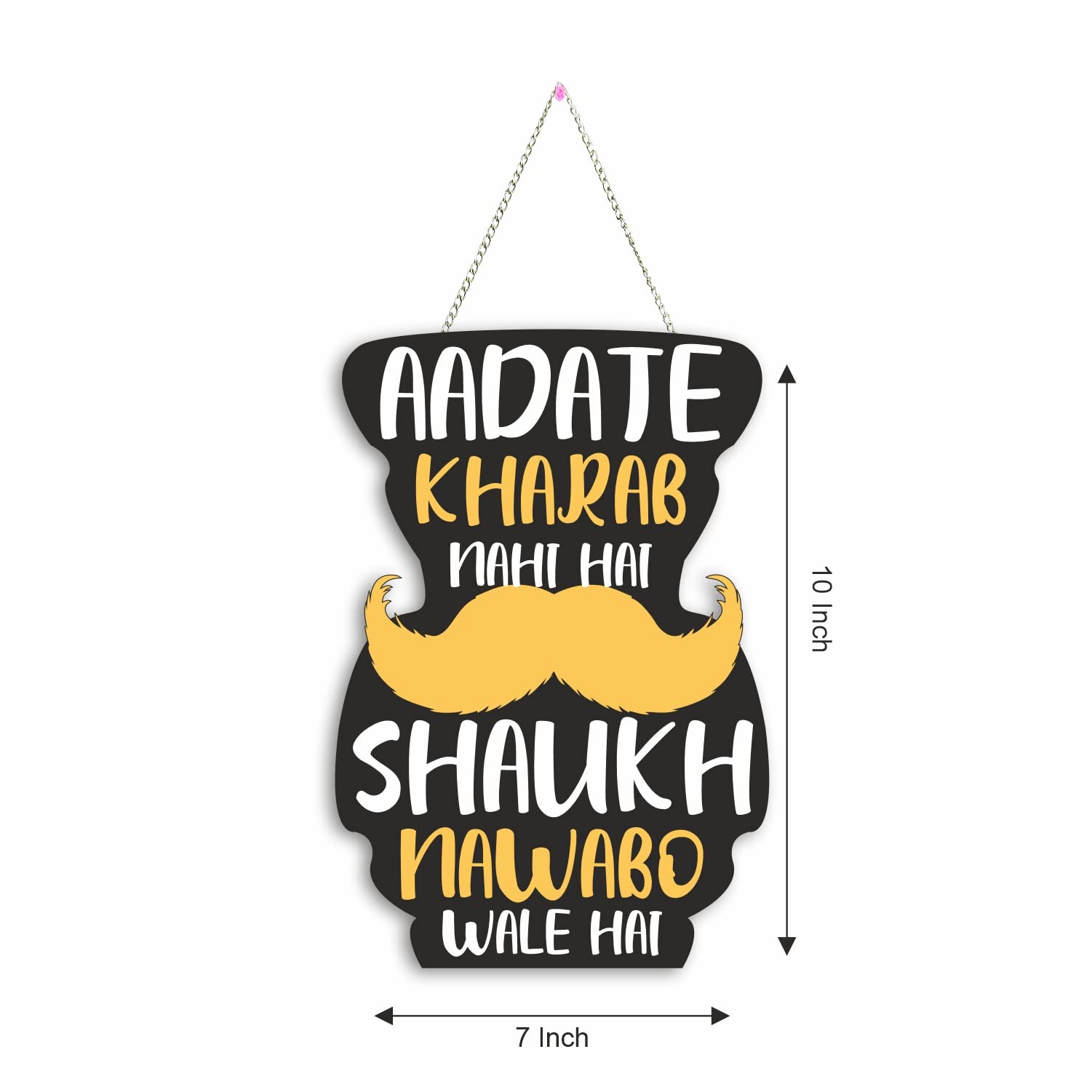 Nupur Studios “King Quotes” Wall Decoration/Bedroom Hangings/Study Room/Home Decor/Positive Vibes/Funny Quotes/Gifting 3
