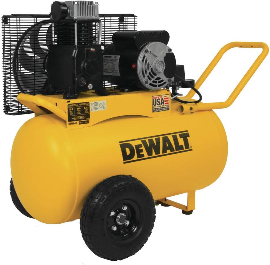 DeWalt DXCM201 20 Gal. 200 Psi Oil LUBED Belt Drive Electric Air Compressor