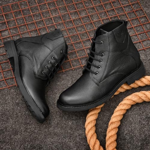 Image of GALEX Leather Boots for Men | Trendy, Stylish & Casual Boots