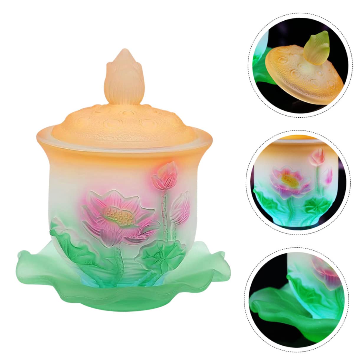 PRETYZOOM 4 Juegos De Copa De Buda Exquisita Copa De Budismo Ofrenda De Agua Tazas Para Beber De Ofrenda Delicada De a Para Altar Sagrada Decorativa Ritual Vasos