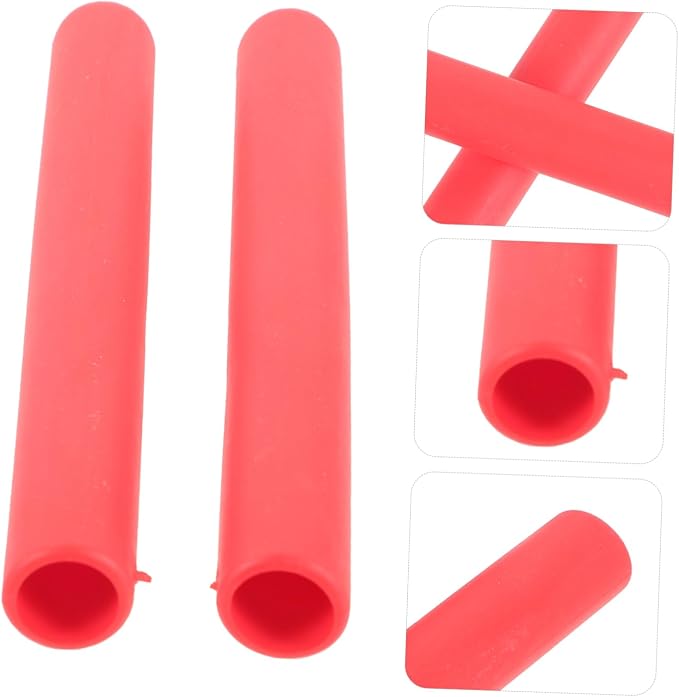 Cubre cabezas de baquetas de silicona, 2 piezas miniatura 6