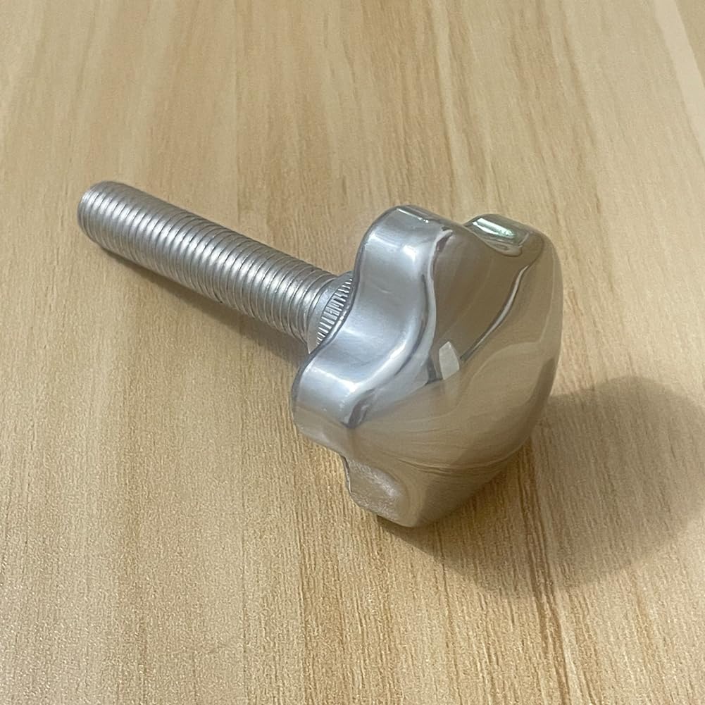 12 Viti A Stella M8x20mm Con Manopola Nera | Per Macchine E Mobili | Serraggio Senza Attrezzi - Foto 6