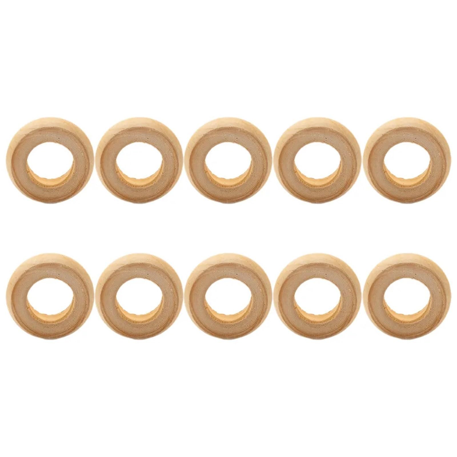 Napkin Rings 10pcs Napkin Buckles Wooden Rings Rustic Dining Table Holders Wood Decorative Set Serviette Ring Holder for Dining Table Decor