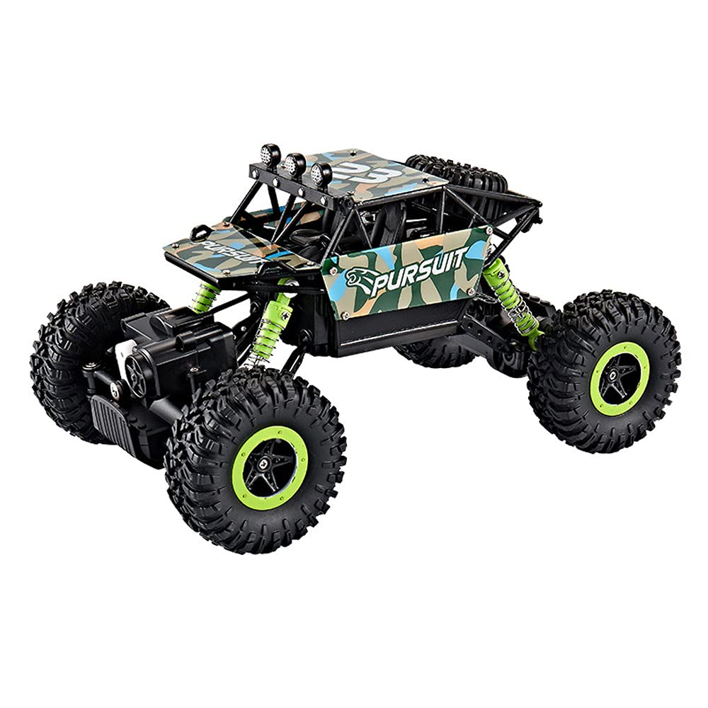 GDFDC 1/18 Scale Bigfoot Monster RC Buggy, 2.4G Electric High-speed RC Vehicle, All-terrain Cross-country Climbing RC Car, 4WD Seismic And Anti-fall RC Truck, Children’s Toy Gift