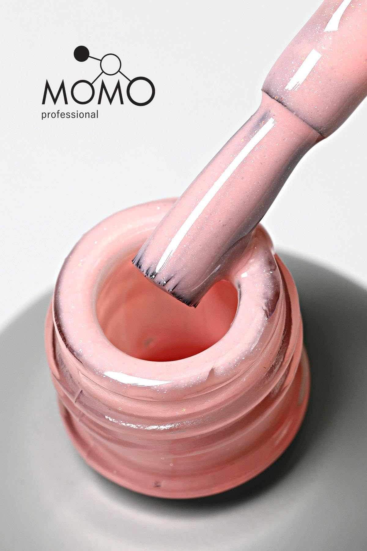 MOMO professional Kalıcı Oje S011 Hafif Simli Açık Pudra 14 ml