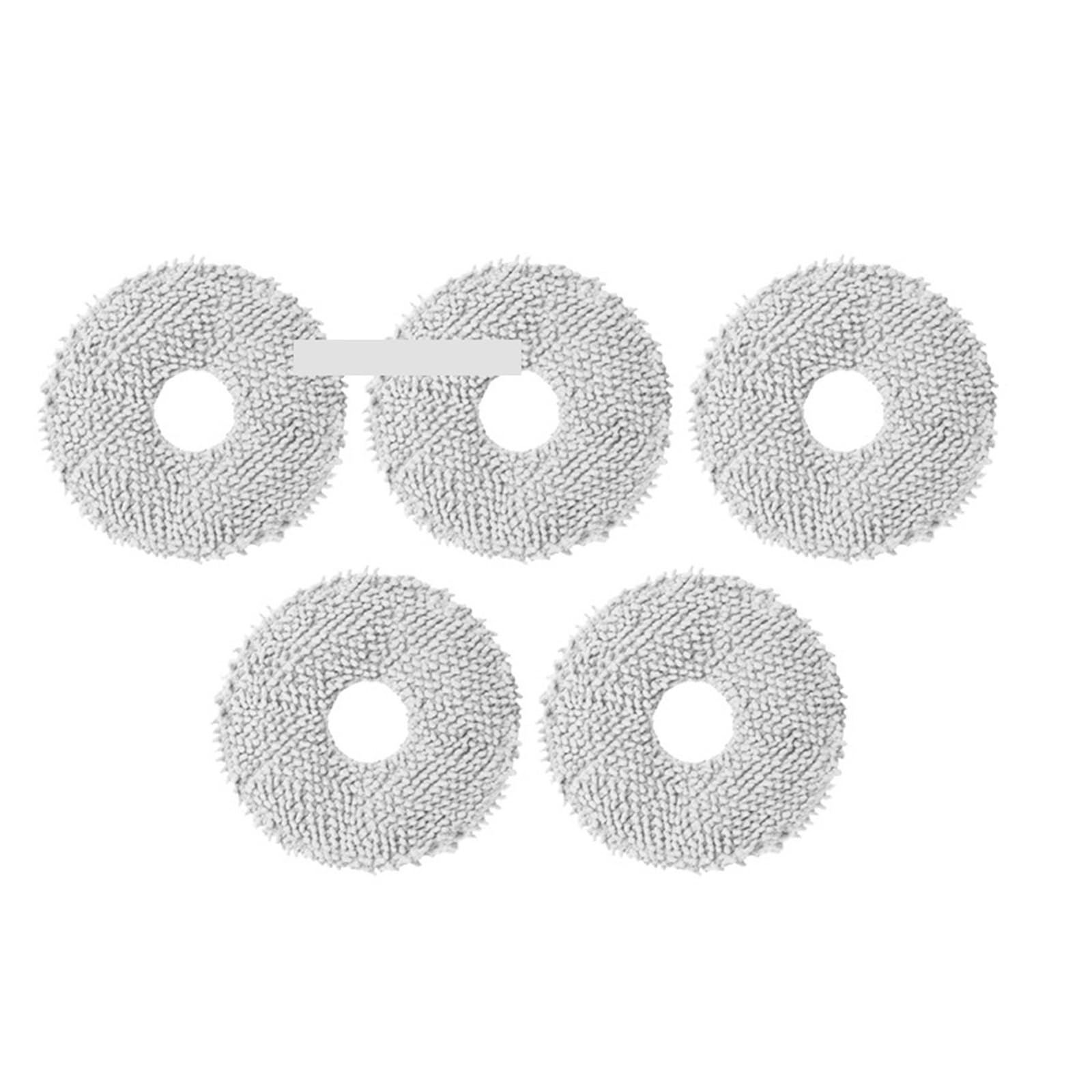 NUCBCULWP Compatible For Xiaomi，Robot Vacuum S10+ S20+ X10+ X20 Plus B101CN,Compatible For Dreame，L10S Ultra L10S Pro L10 Prime Mop Cloth(5PCS)