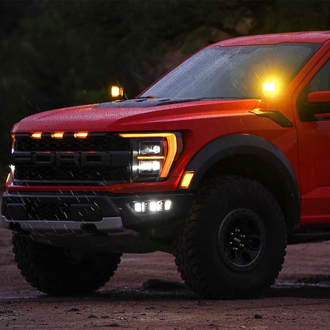 Raptor Rkc Lights Rigid Lights For Raptor 2017 2020 Ford F 150 Raptor Front Bumper OEM