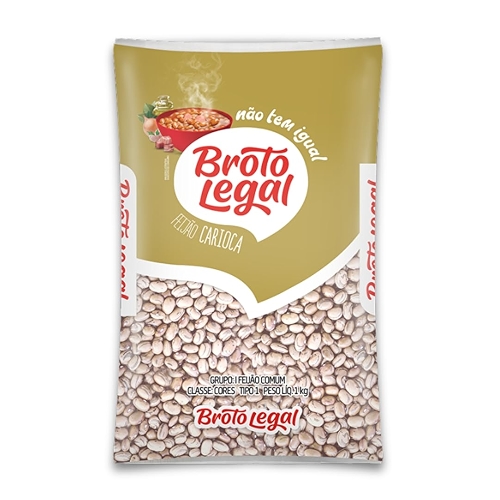 Broto Legal Feijão Carioca 1kg | Tradição na Mesa dos Brasileiros | Qualidade e Sabor para Todas as Refeições