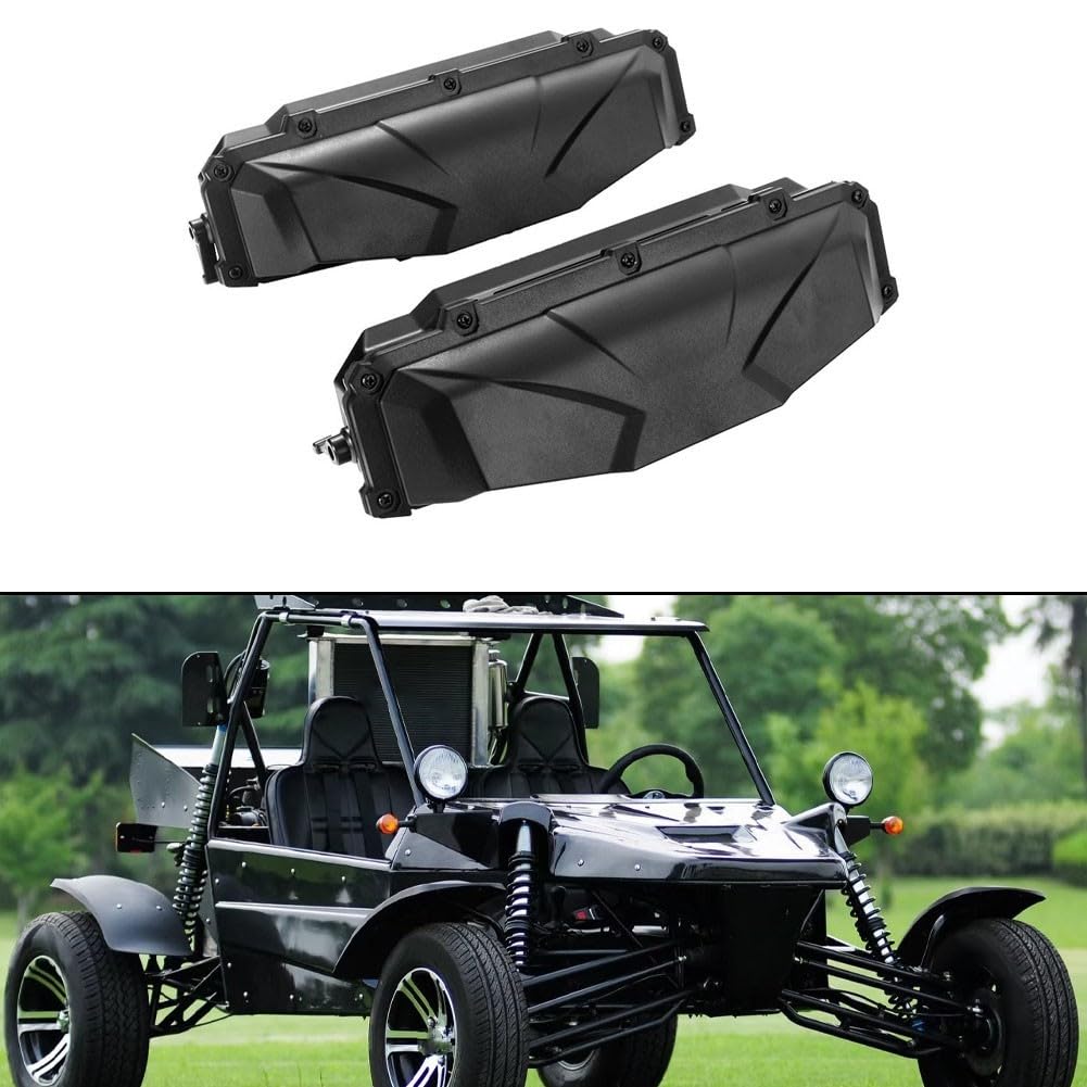 Verstellbarer Luftstrom UTV Windschutzscheibe 34.5cm