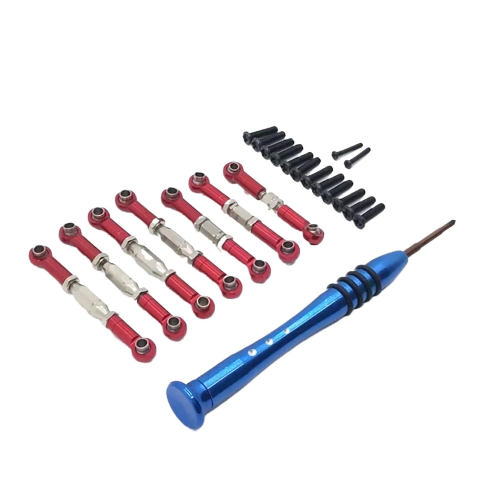 Rc Special Connecting Rod for WLtoys 144001 144010 124016 124017 124018 124019 Metal Connecting Rod RC Car Tracked Vehicle Parts and Accessories Upgrade Replacement Use