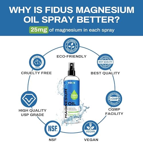 Fidus F100 100% Pure Magnesium Oil Spray thumb #5