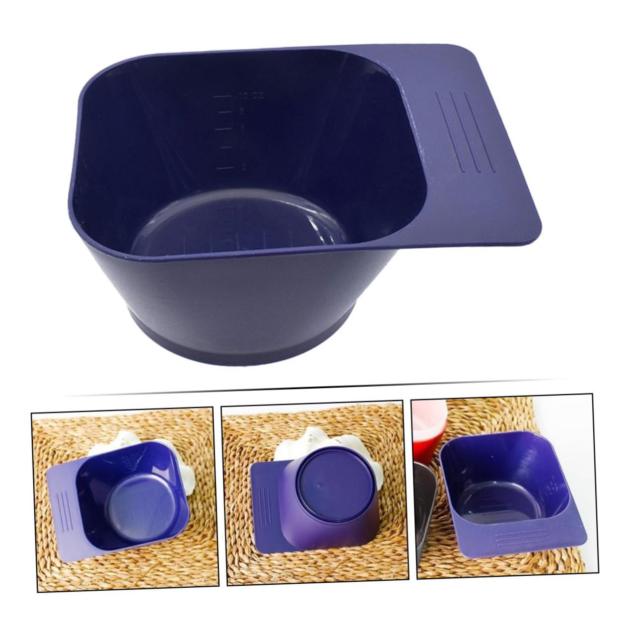 VICASKY 4 Sätze Hair Dye Mixing Bowls Professionelle Haarfärbeschalen Für Salons Langlebig Für Haarfarbe Und Ölbehandlungen Stabil 3 Stück * 4