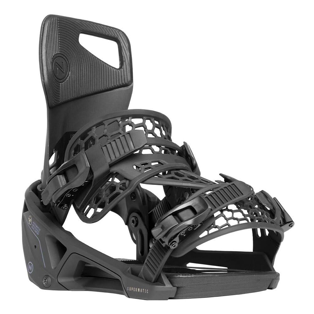 【美品】23-24 NIDECKER SUPERMATIC BLACK L Amazon.co.jp: NIDECKER Snowboard Bindings Women's 23-24