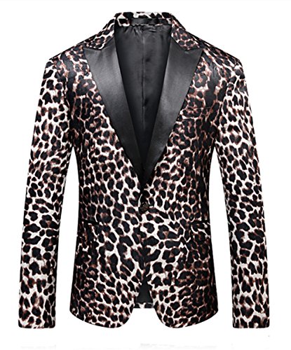 ジャケット・アウター CavariA skull leopard tailored jacket CavariA skull leopard tailored jacket