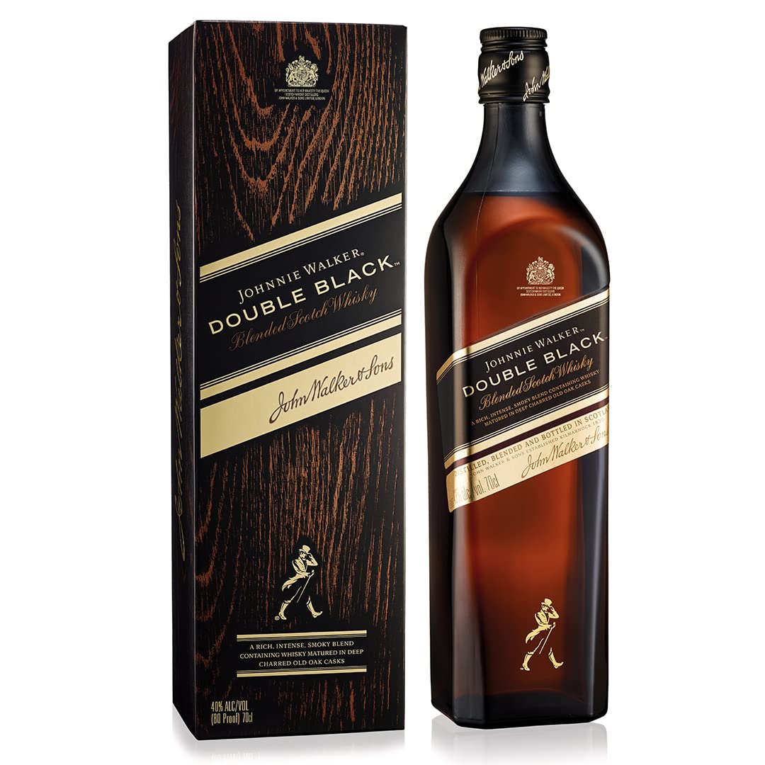 Johnnie Walker - Double Black Label, Blended Scotch Whisky - 700 ml