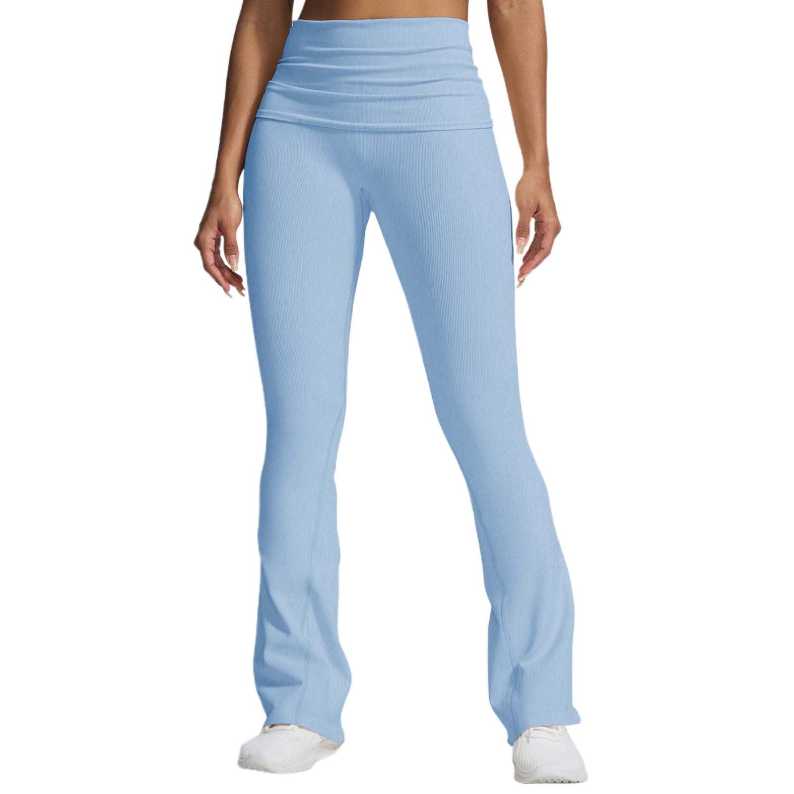 Genérico Mallas Deporte Mujer Verano,Pantalones De Yoga para Mujer Leggings Acampanados para Correr Fitness Y Ropa Deportiva VersáTil Y CóModa para Uso Diario