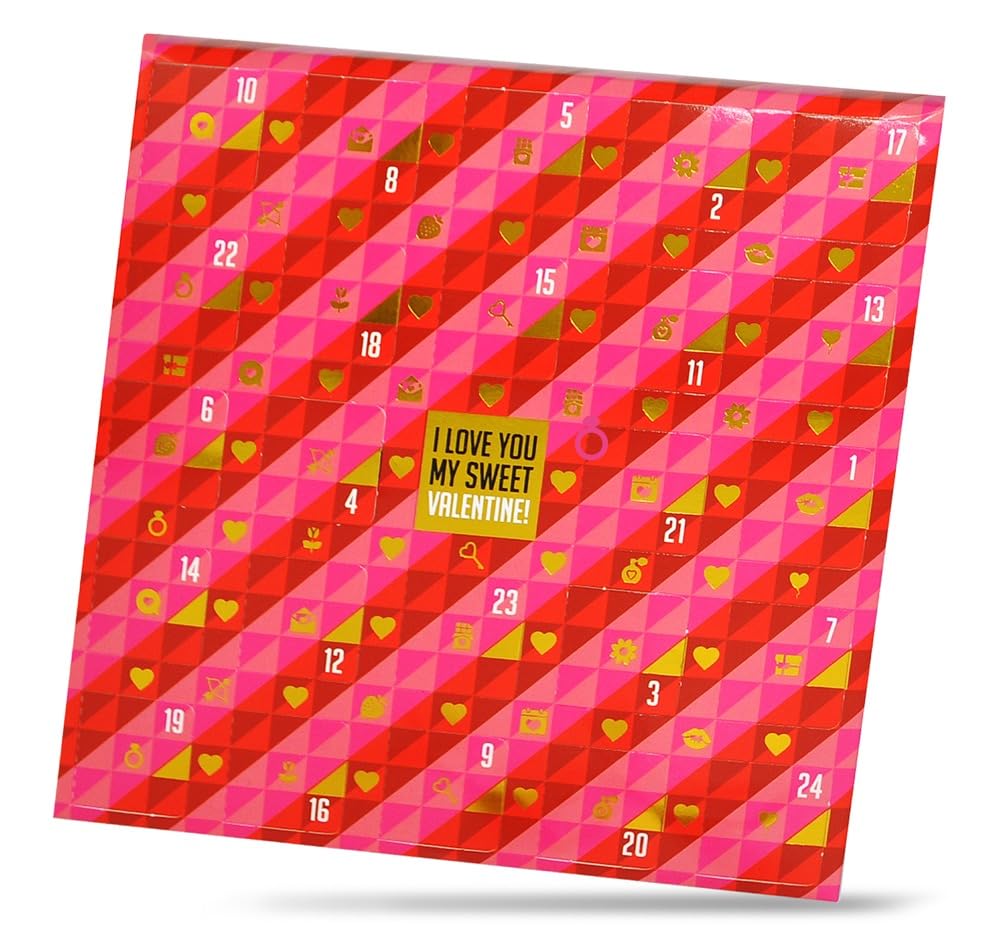 Tease & Please Valentine Challenge Calendar Multicolored One Size