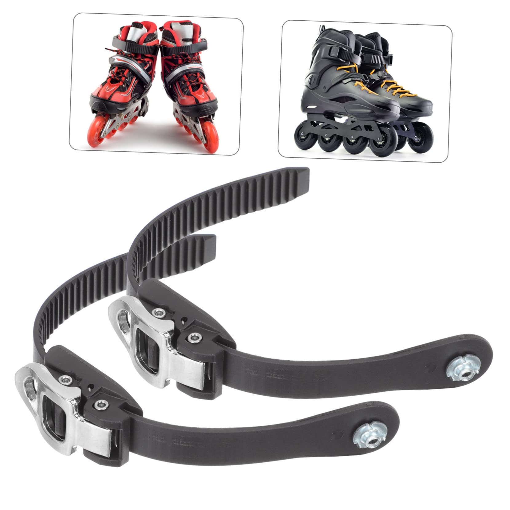 HANABASS 3sets Skating Shoes Buckle Straps Replaceable Strap for Adult Roller Skates Ice Skates 2pcs*3