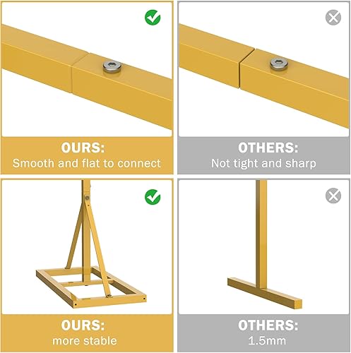 Miniatura 3 de DAMEING Arcos de boda para ceremonia de 6.6 x 6.6 pies, soporte de telón de fondo de arcos de boda, arco de globo, soporte de telón de fondo de baby