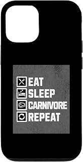 iPhone 15 Carnivore Eat Sleep Repeat Diet Meat Eater Keto Case