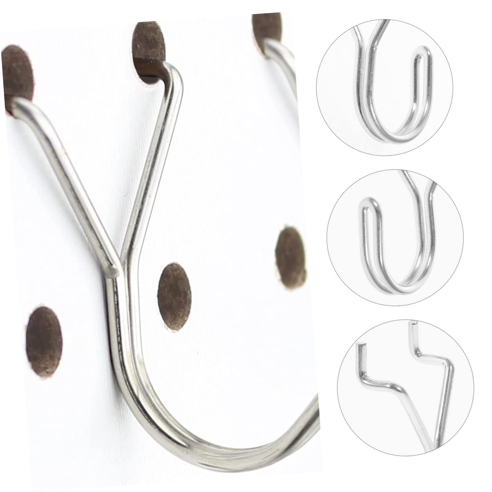 Zerodeko 3 Set Ganci Per Garage Ganci Per Pannello Appendini Per Pesante Per Garage E Stabile E Resistente Per Utensili E Attrezzature 10 Pezzi*3