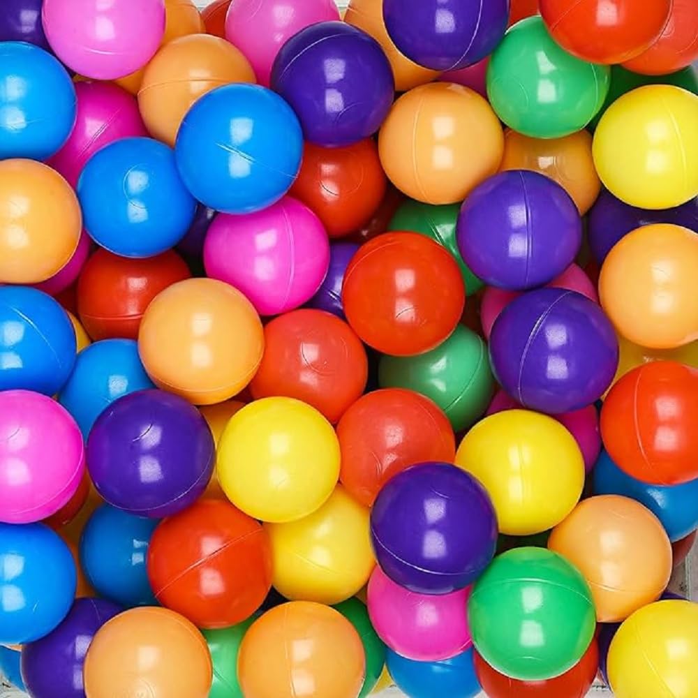 REZNOR 7 cm Soft and Child-Friendly Multi-Colored Play Pool Balls – 11 Vibrant, Engaging, and Easy-to-Hold Plastic Balls Designed for Kids with Gentle Edges, Set of 50 (B0CHK3ZH57) Amazon Price History, Amazon Price Tracker