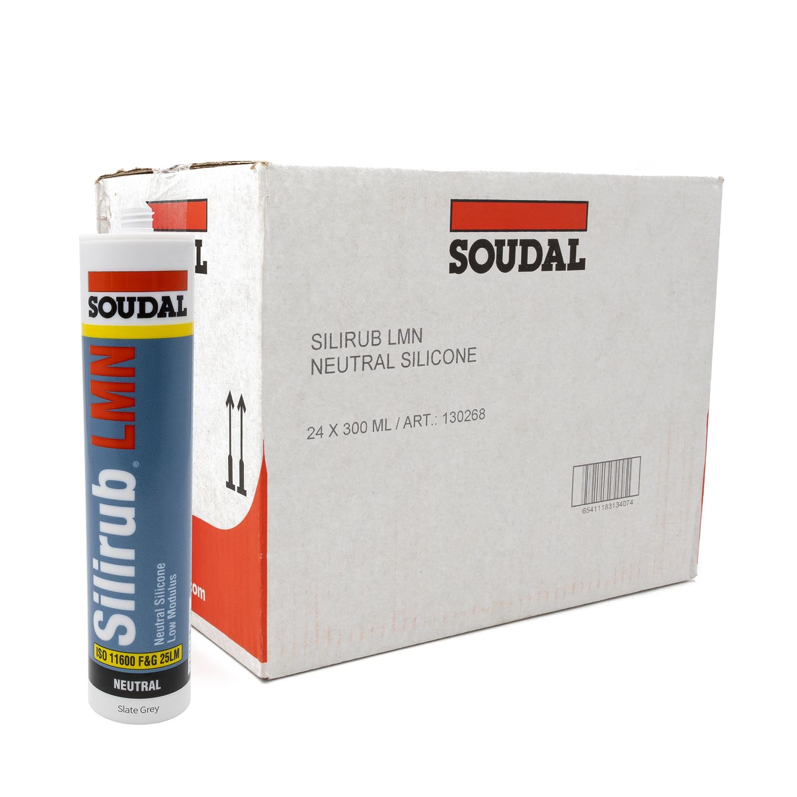 Truly Pvc Limited Slate Grey Soudal Silirub Lmn All Purpose Silicone Low Modulus Neutral Cure (24 Pack)