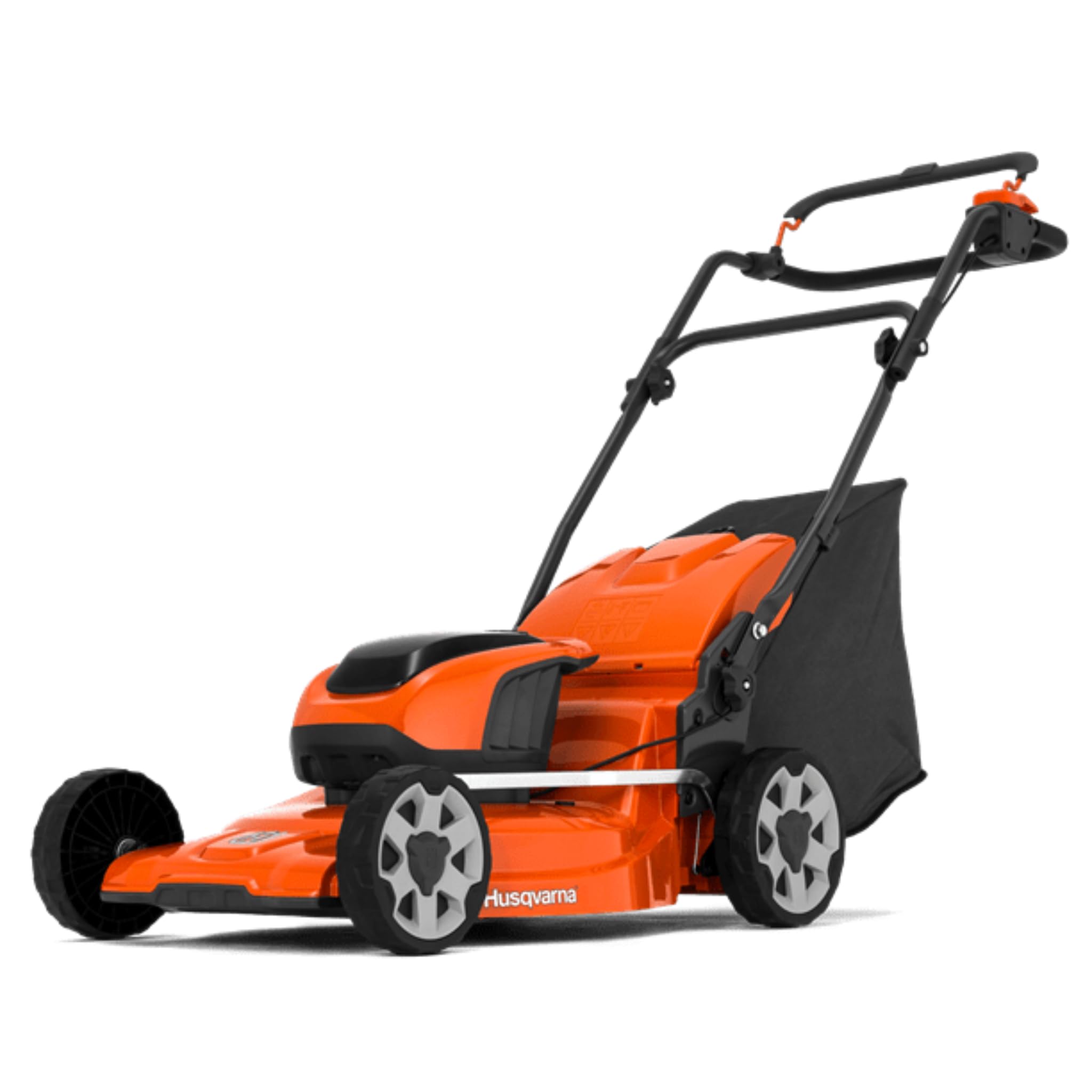 Husqvarna Juego de cortacésped con batería LC 142i – 42 cm de ancho de corte, fácil arranque para jardines pequeños y medianos, incluye batería y cargador