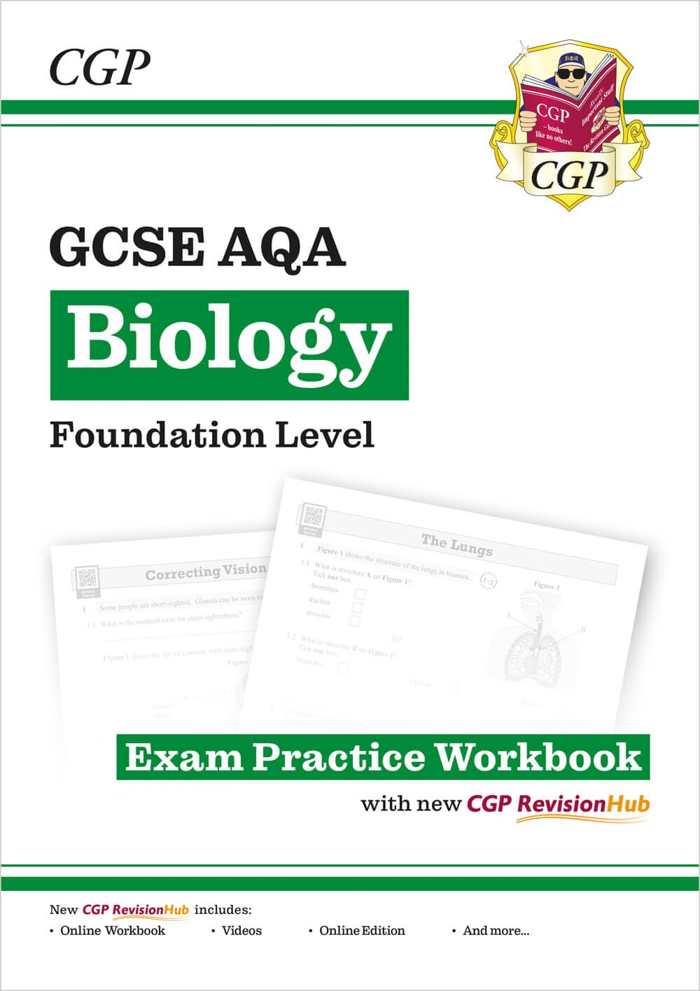 New GCSE Biology AQA Foundation Exam Practice Workbook with CGP RevisionHub (CGP AQA GCSE Biology) Paperback – 4 Aug. 2025