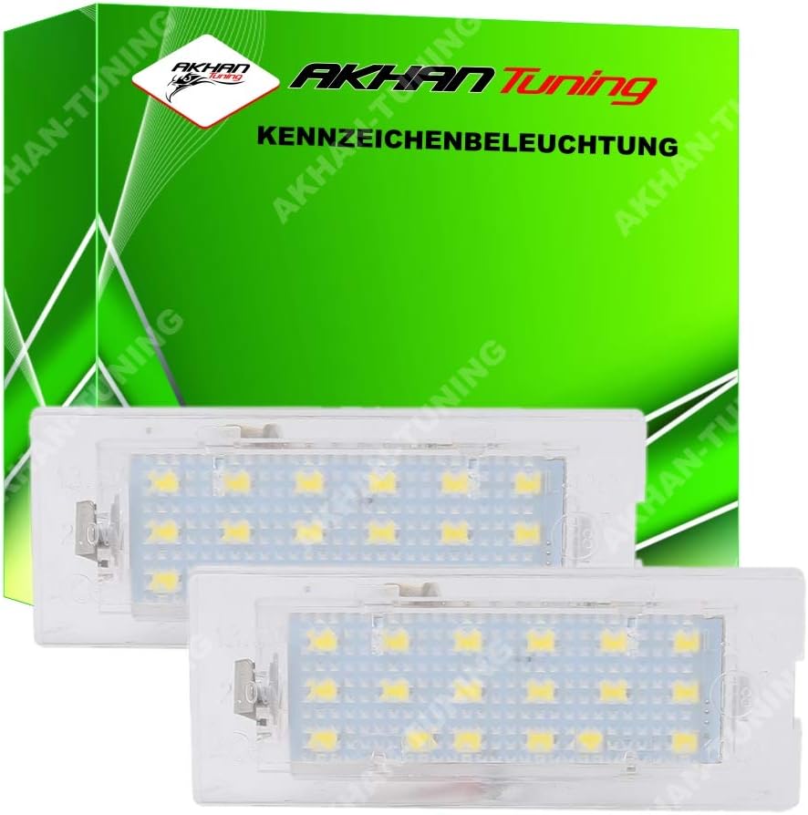 akhan-tuning Akhan KB09 LED Number Plate Light Module Complete Unit Plug 'n Play
