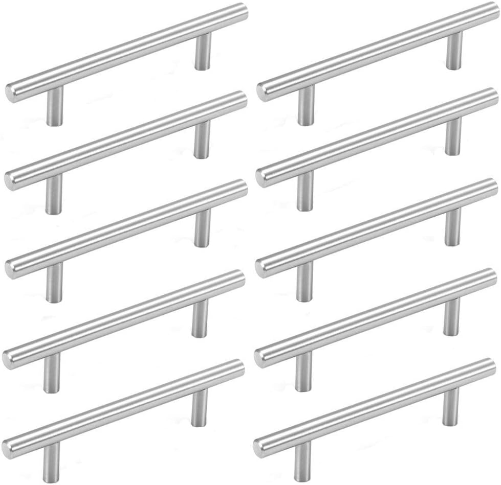 Minelife 10 Pieces Handles Kitchen Cupboard Handles,Stainless