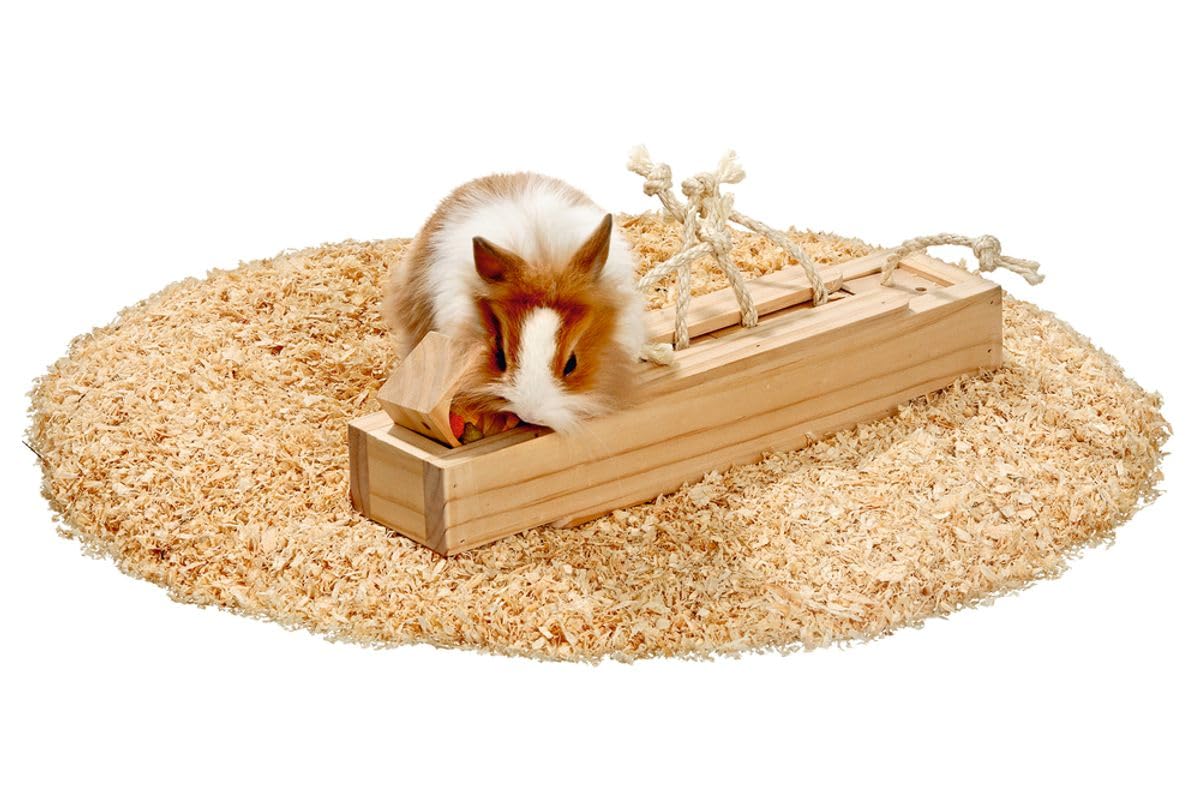 Karlie Rody Brain Train Cube, 6 Blocks, L: 37 cm, W: 8.5 cm, H: 6.5 cm, Natural